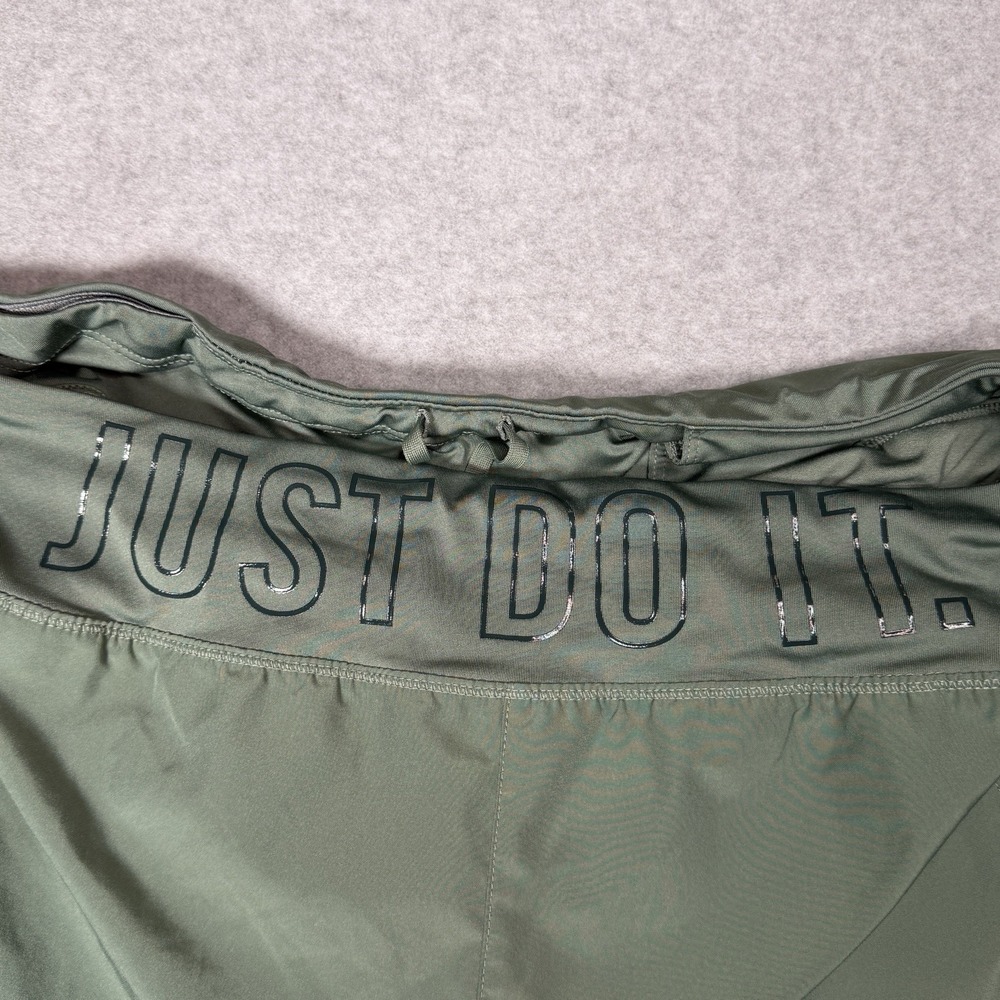 Nike Eclipse Women's Green Dri-FIT 3" JDI Running Shorts Lined AT4215-365 - Picture 9 of 9